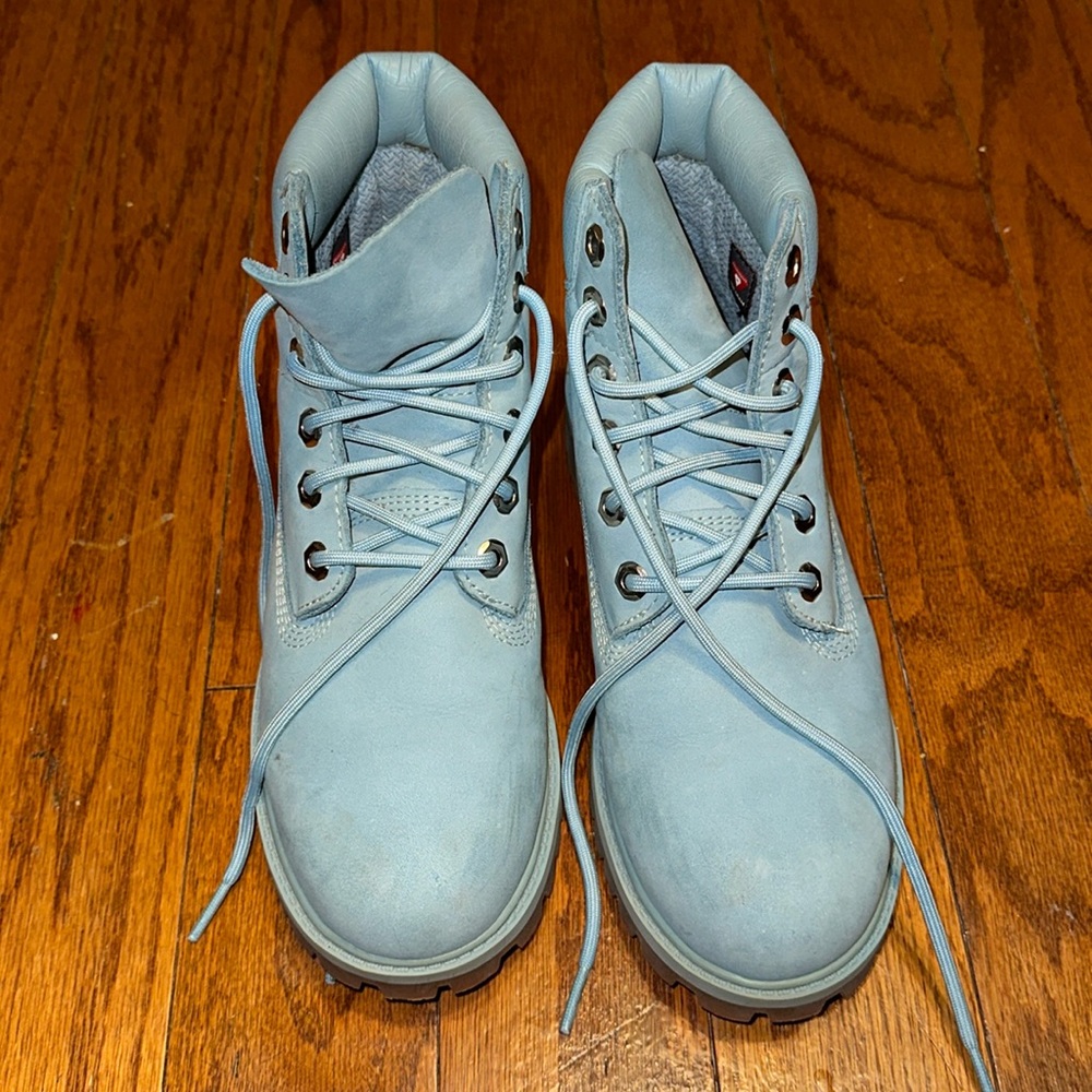 Blue Timberland Boots